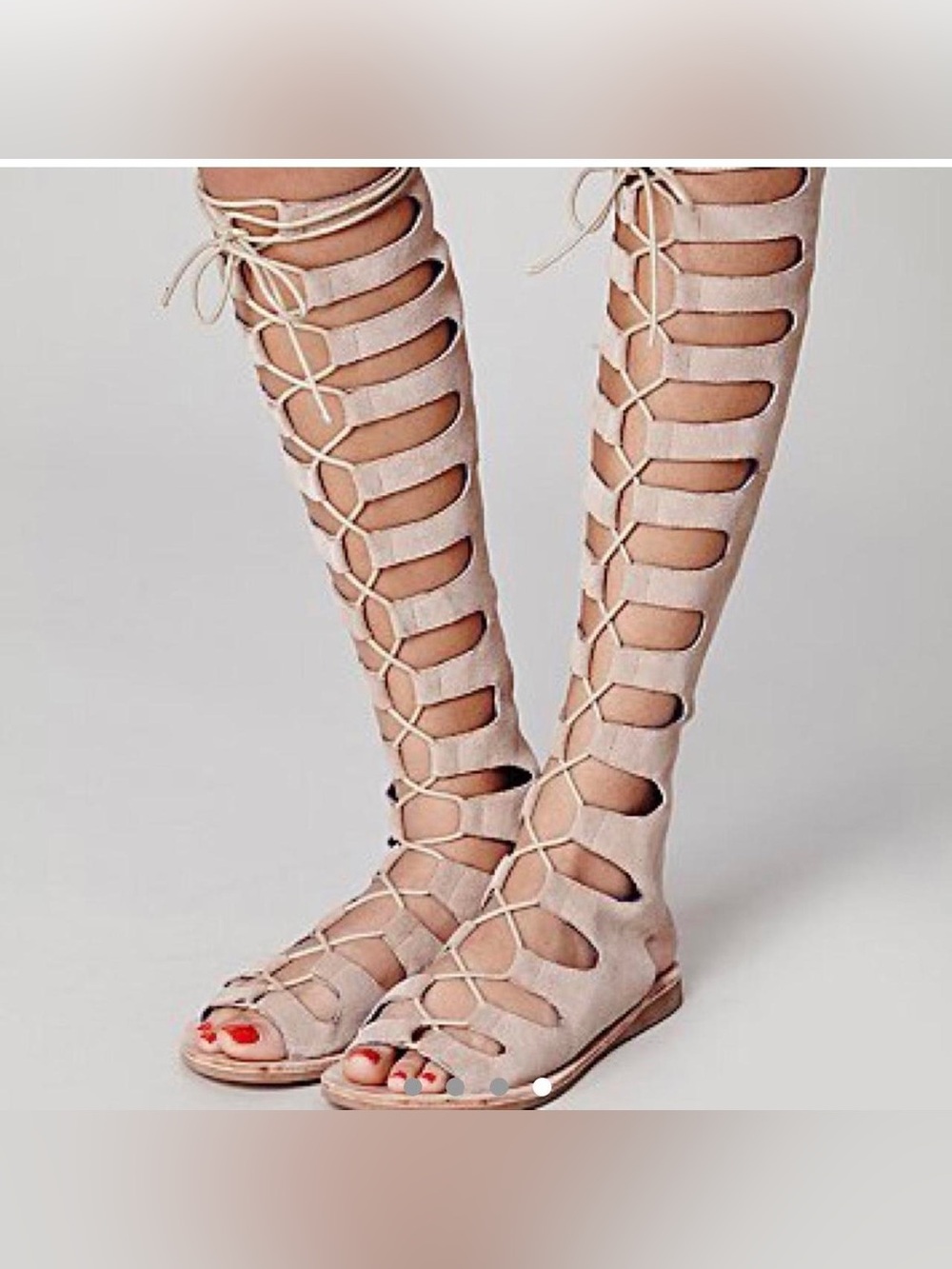 Jeffrey Campbell/Free People
Gladiator lace up sandal size 8